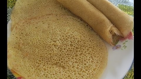 Injera Recipe -Ethiopian Flat Bread