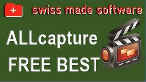 Capture & Edit your videos for FREE with ALLCapture - Swiss Made Software - balesio