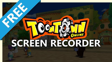 How To Make A ToonTown Screen Recording