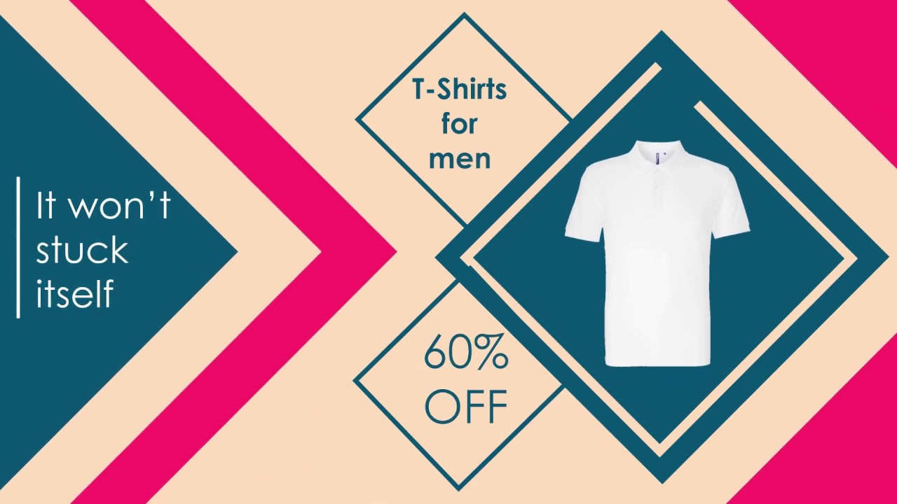 Motion graphics / After effects /T Shirt Advertistment.