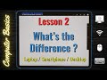 Whats the difference between laptops desktops and smartphones  lesson2