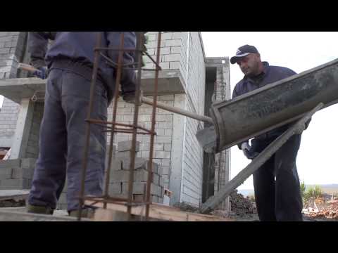 სახლი _ ჰაიდელბერგბეტონი (ღობის მშენებლობა)