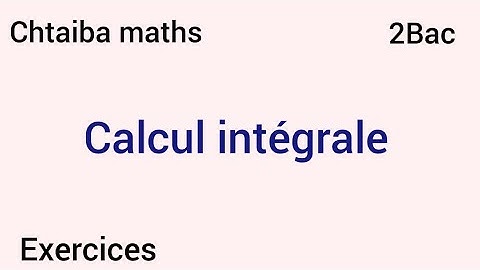 calcul d