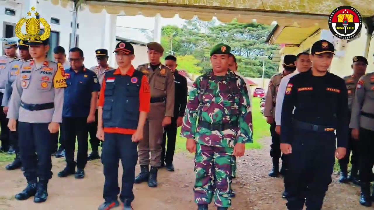 APEL SIAGA KAMTIBMAS DALAM RANGKA BULAN SUCI RAMADHAN MEWUJUDKAN SITUASI AMAN KONDUSIF