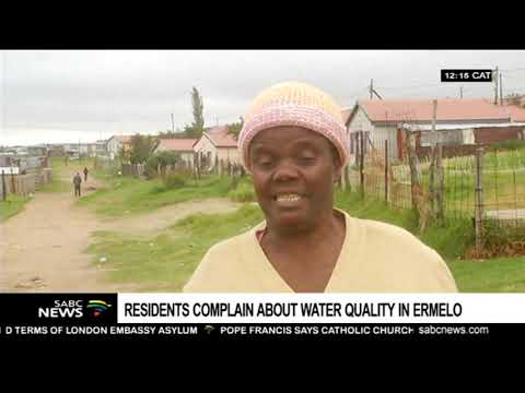 Residents complain about water quality in Ermelo