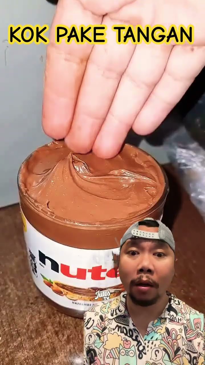 NUTELLA COKLAT KESUKAANKU!!!? #nutella #chocolate #shorts