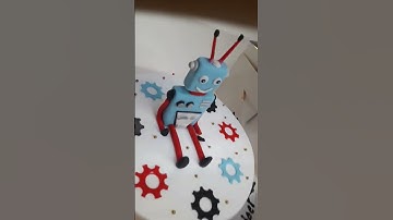 robot 🤖 cake #robot cake #robots  #shorts #technology #science