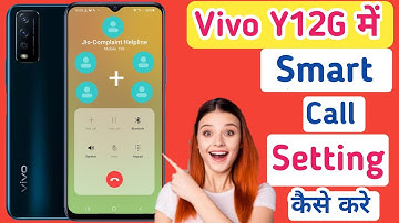 Vivo y12g smart call/vivo y12g me smart call setting kaise kare/smart call setting vivo