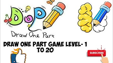 DOP-DRAW  ONE  PART  GAME  LEVELS 1 TO 20