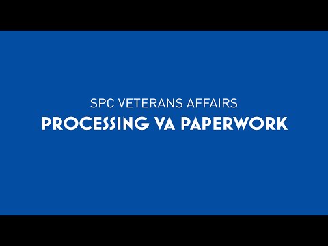 SPC Veterans Affairs: Processing VA Paperwork