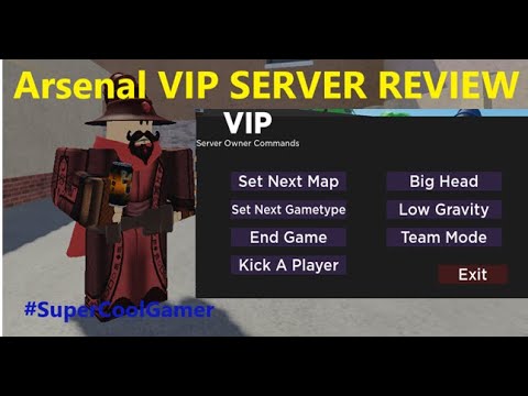 Roblox Arsenal Vip Server Review Youtube - roblox arsenal vip server commands