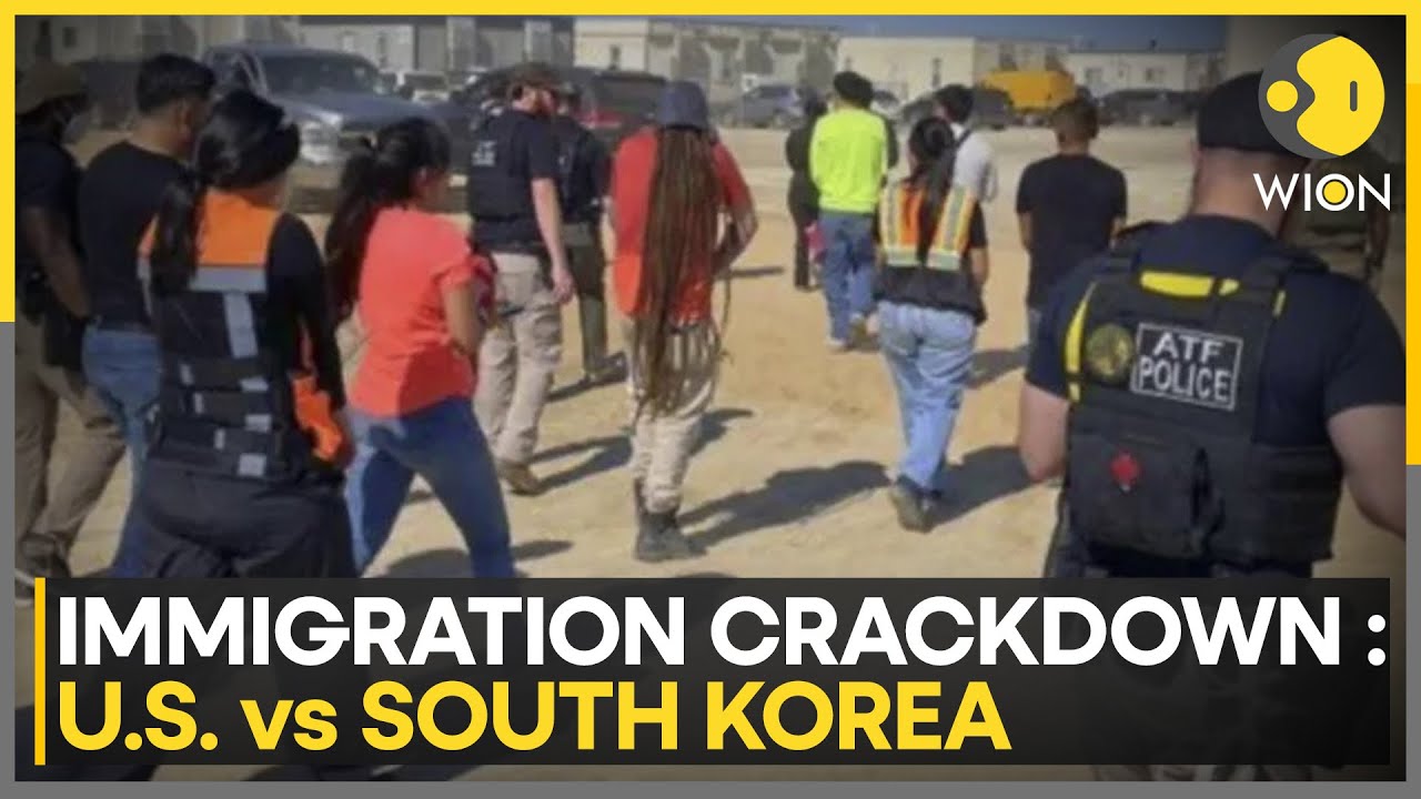 American Raid Rattle US Immigration Raids Rattle South Korea; Trump Says 'No Impact' on US ...
