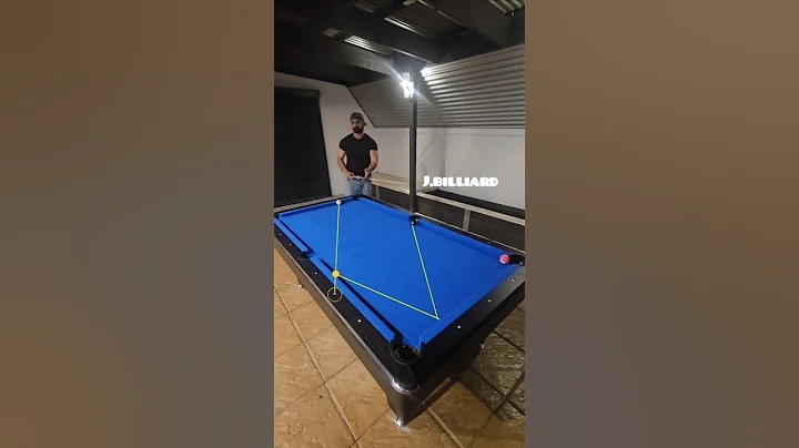Learn the 2-Rail Diamond Kicking System #8ballpool #jbilliard #trickshots #billiards
