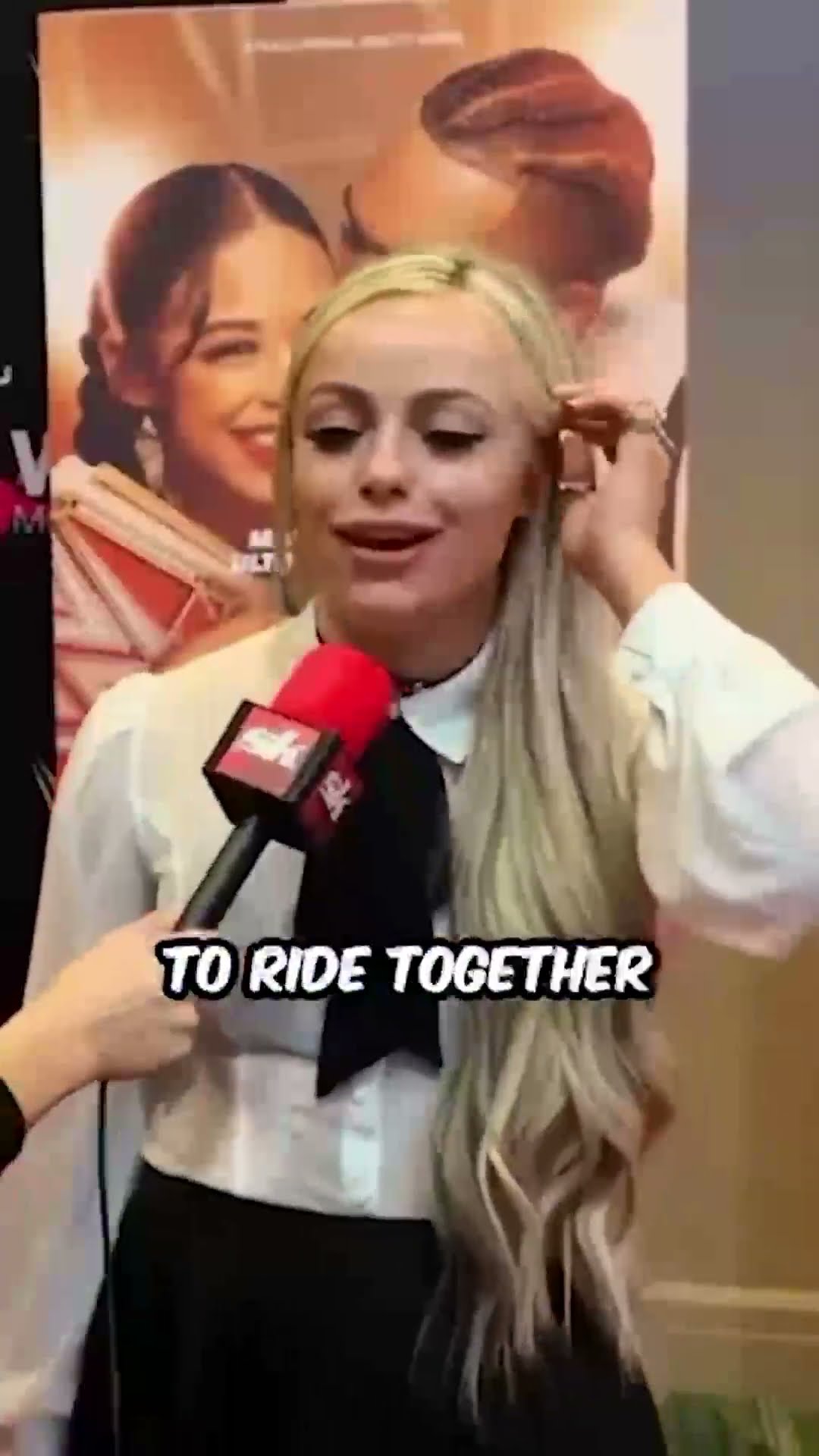 Liv Morgan has advice for WWE couples! #wwe #livmorgan #couples #relationships #shorts