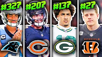 Ranking All 32 NFL Teams’ Starting Quarterbacks For The 2024 Season From WORST To FIRST thumbnail