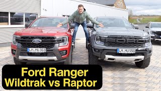 Ford Ranger Wildtrak vs. Ranger Raptor Vergleich: Nutzfahrzeug gegen Spaßmaschine [4K]  Autophorie