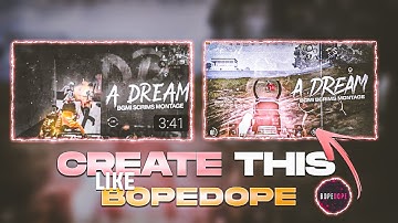 Make This Amazing Pubg Mobile Montage Thumbnail | Pubg montage Thumbnail Like BopeDope On Android