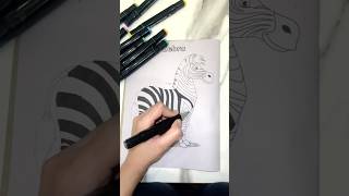 Coloring Zebra 🦓 Easy Zebra Coloring for Kids | Animal Coloring Fun