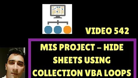 Learn Excel - Video 542 - VBA - Hide worksheets -COLLECTION LOOP.