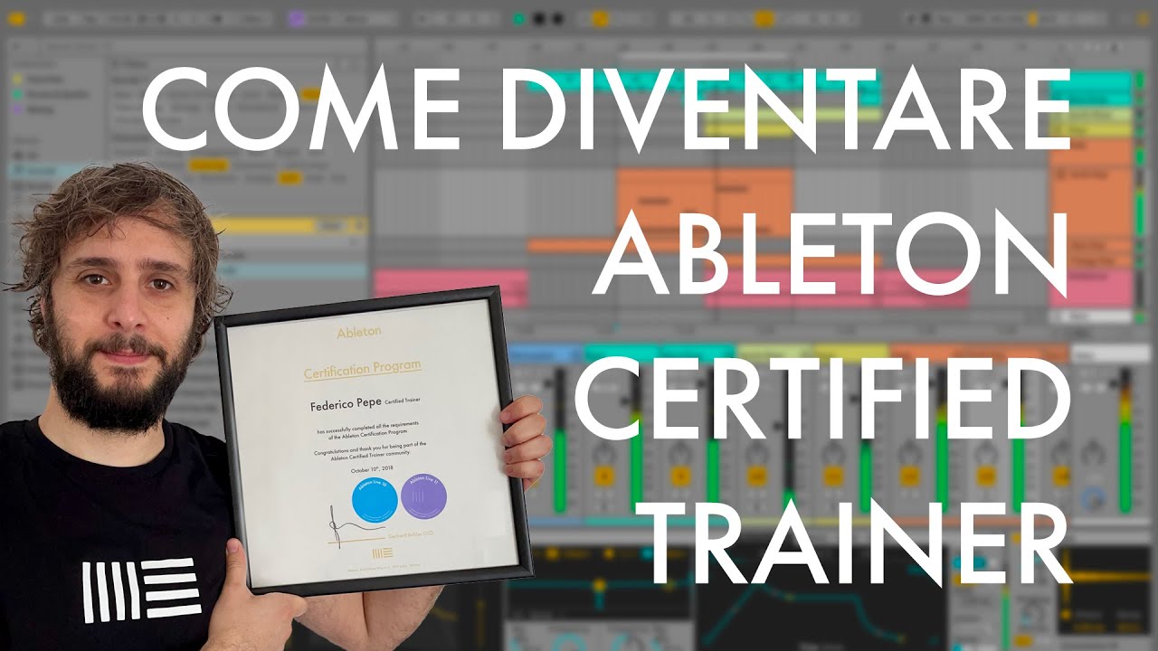 🧑‍🎓 Come diventare Ableton Certified Trainer? - YouTube