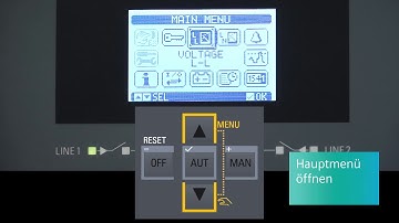 Netzumschaltsteuergerät 3KC ATC6300 - Inbetriebnahme