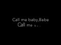 【中文歌詞】EXO - CALL ME BABY 叫我 (中文版) Chinese Lyrics MV