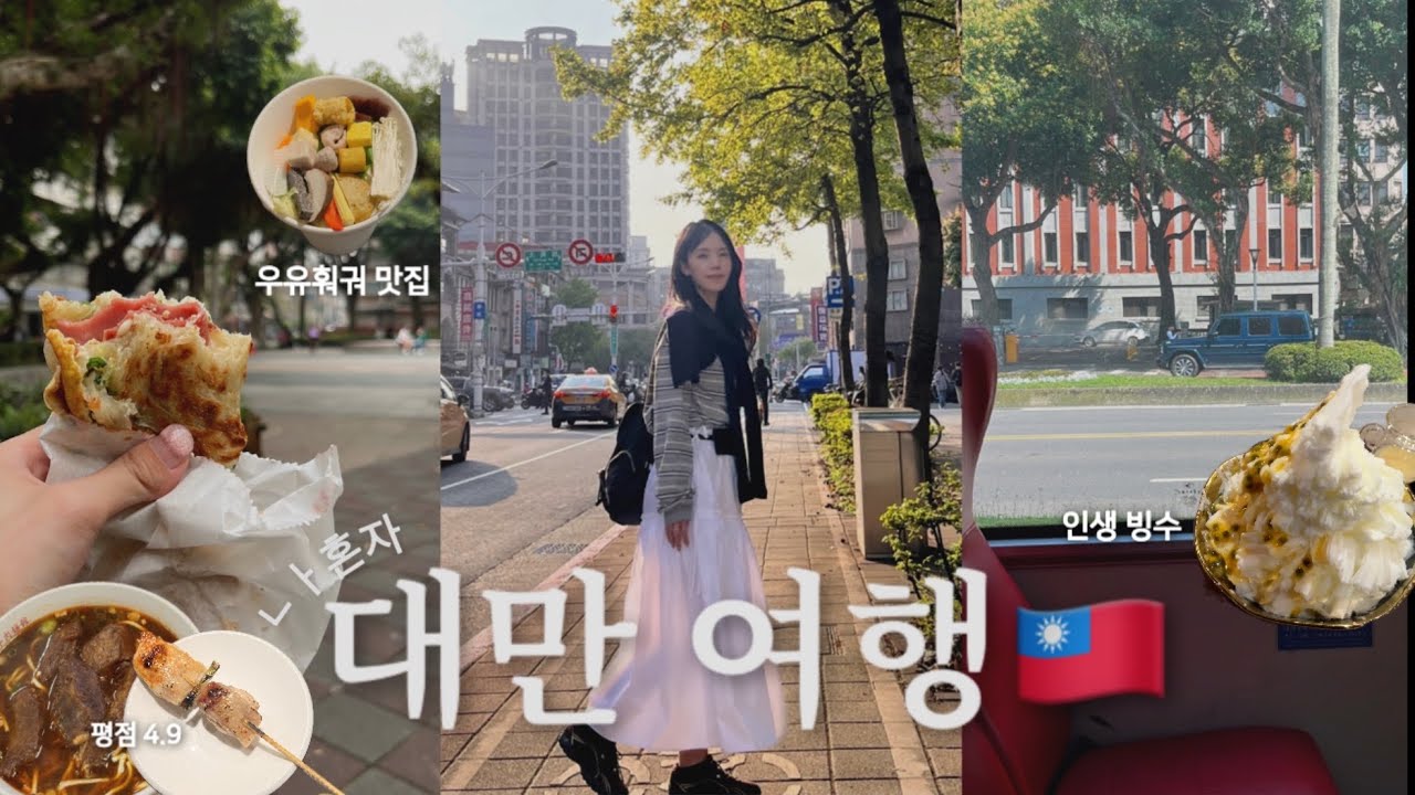 나 혼자 대만여행 🇹🇼 맛집 도장깨러 갔다가 최애 여행지가 되었다⋆｡˚.⋆•구글평점 4.9 야키토리•존맛 빙수🍧•1인 훠궈맛집 추천•꼭 가야할 필수스팟