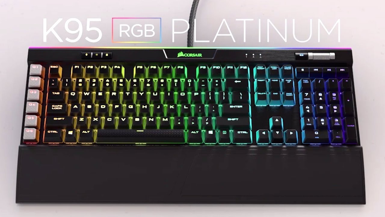 Die größere Version der K68 | Corsair K95 Platinum im Test - YouTube