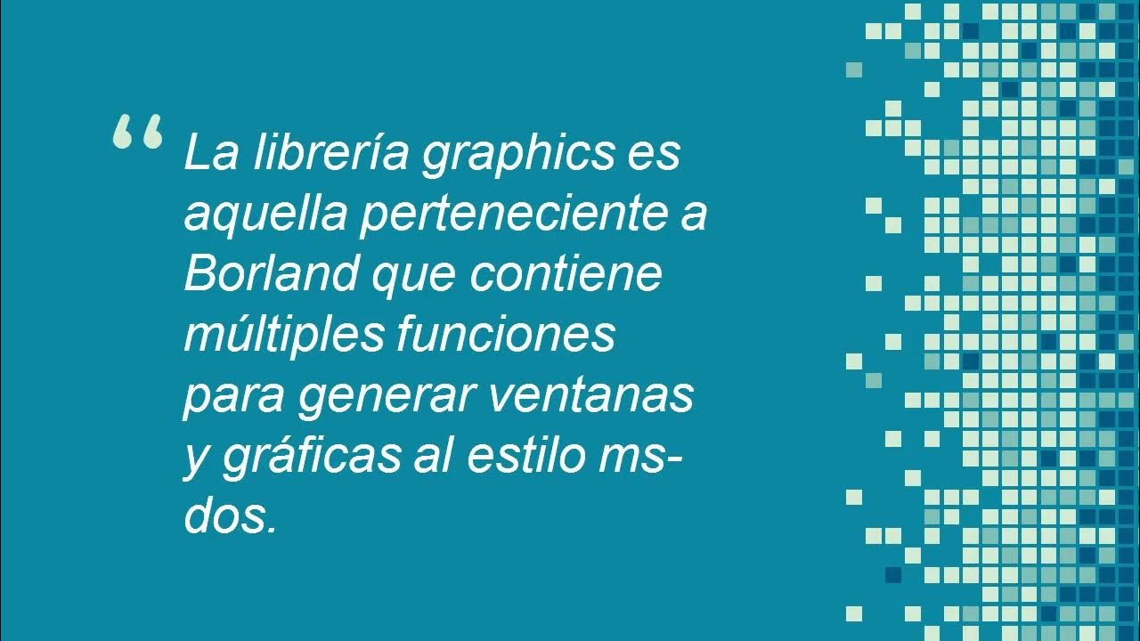 01. ¿Qué es graphics? Guía de graphics.h C++ YouTube