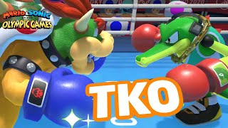 Mario & Sonic At The Olympic Games Tokyo 2020 Boxing ( Gameplay ) Bowser  TKO CPU ( Hard ) Switch