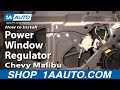 How to Replace Window Regulator 2004-08 Chevy Malibu