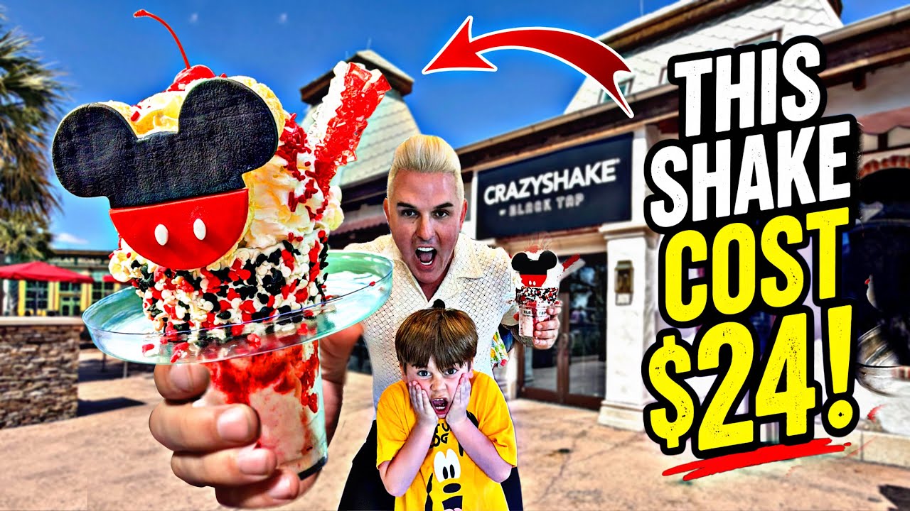 Disney's $24 MICKEY SHAKE Was COMPLETE CHAOS?! 🥤 - YouTube