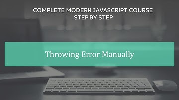 Throwing Error Manually