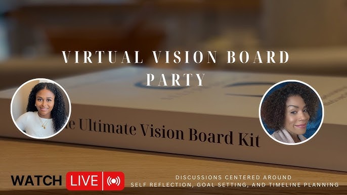 2024 Virtual Vision Board Party w/The Ultimate Vision Board Kit! 