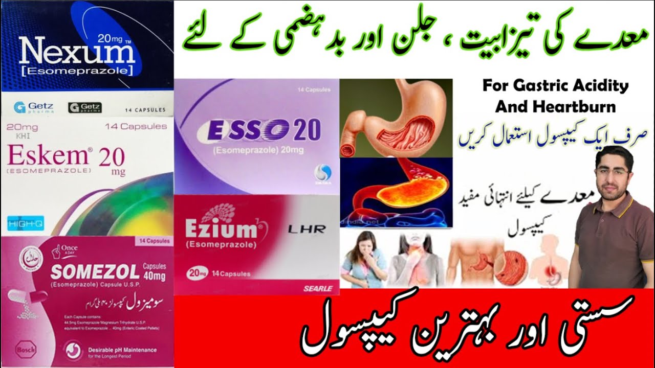 Nexm, Eskem, Esso (ESOMEPRAZOLE) 