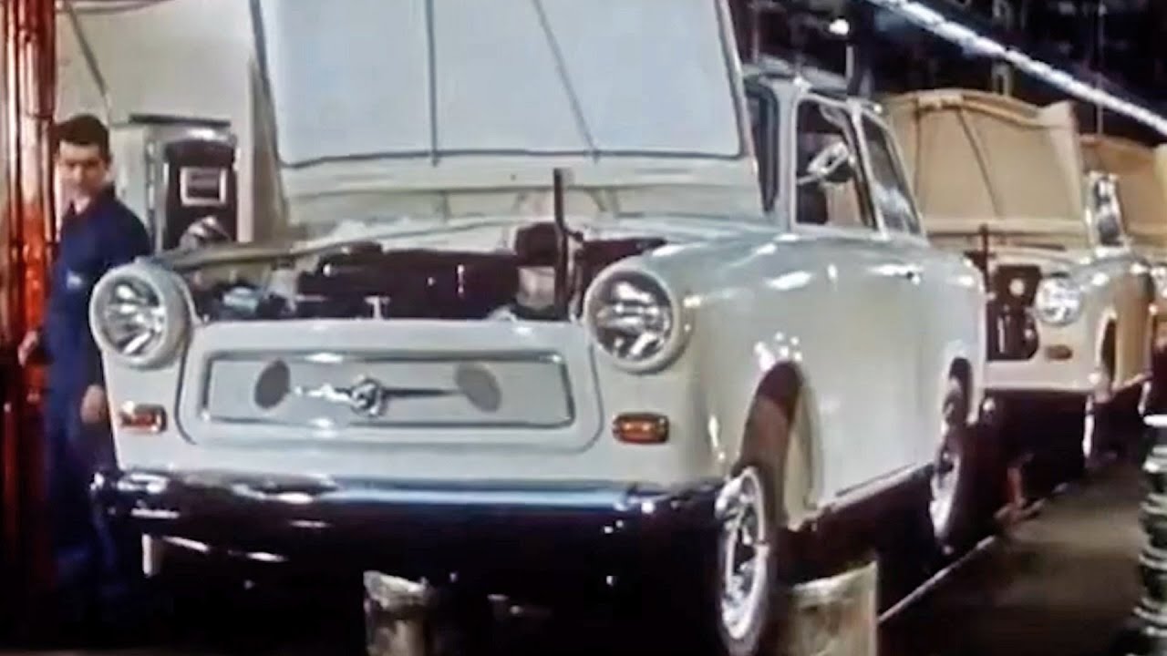 Trabant Factory - production in Zwickau DDR