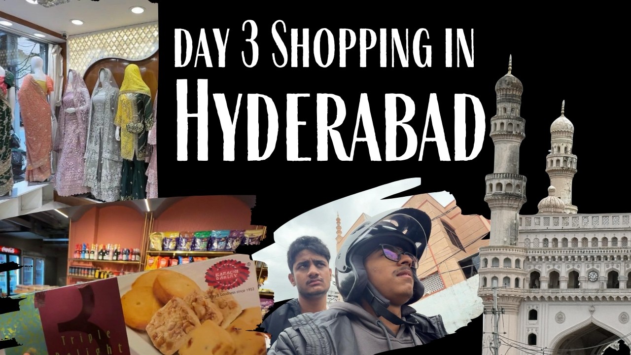 Day 3 in Hyderabad | Shopping, Food & Back to Bangalore