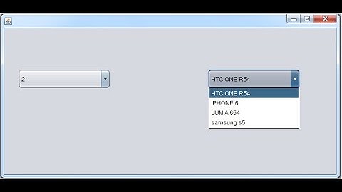 Java And MySQL -  Populate JCombobox Depending On Another JCombobox [ with source code ]