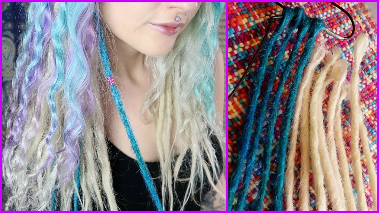 5. DIY Synthetic Dreads for Blue Hair - wide 6