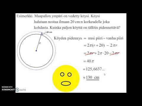 Video: Mikä on ympyrän 3:n ympärysmitta?