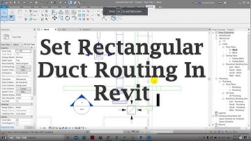 Set Rectangular Duct Routing In Revit