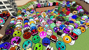 Too Much Lobotomy Dash NEXBOTS In Minecraft PE | Geometry Dash Difficulty Faces | Nexbots In MCPE