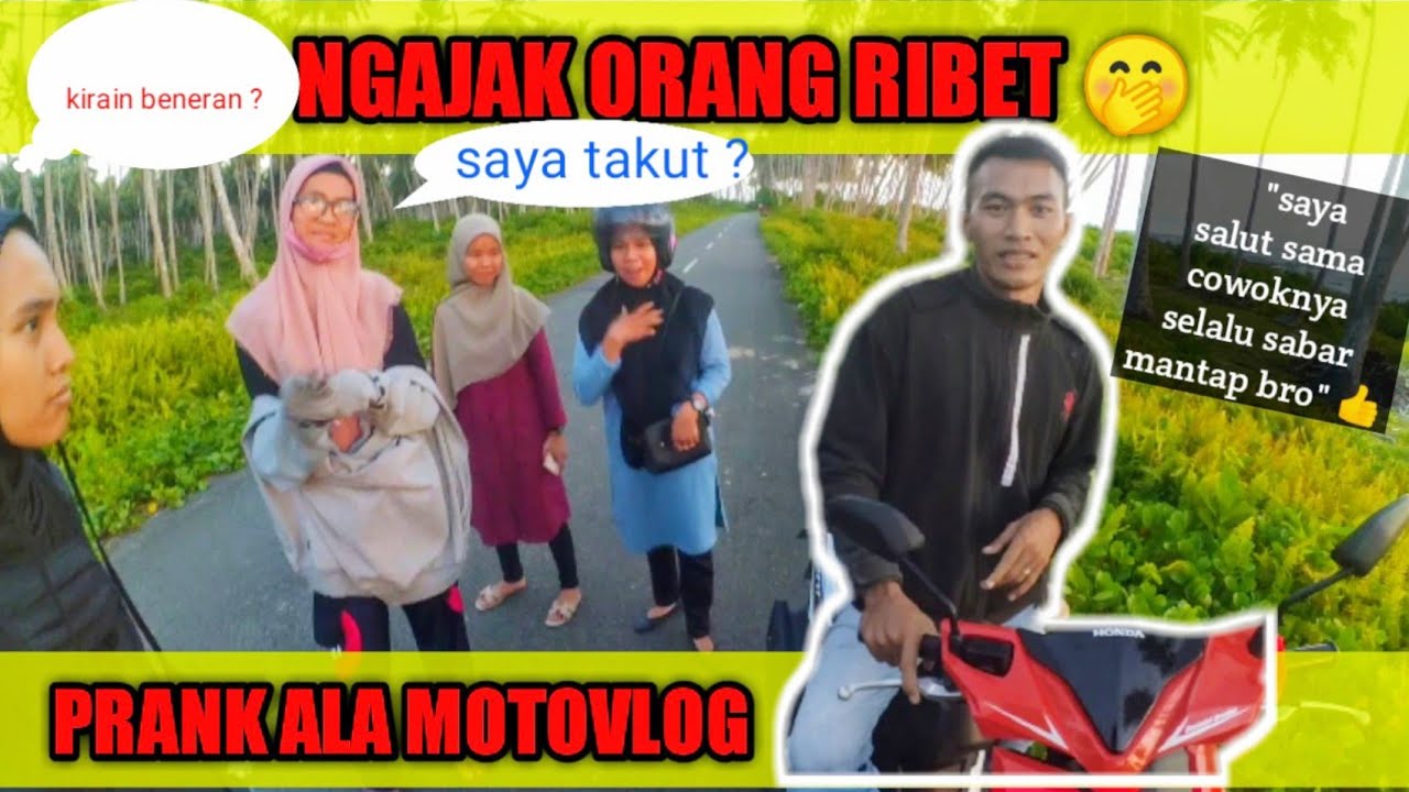 #vlog60 Ngajak orang ribet 🤭 di tengah jalan || Prank Indonesia prank