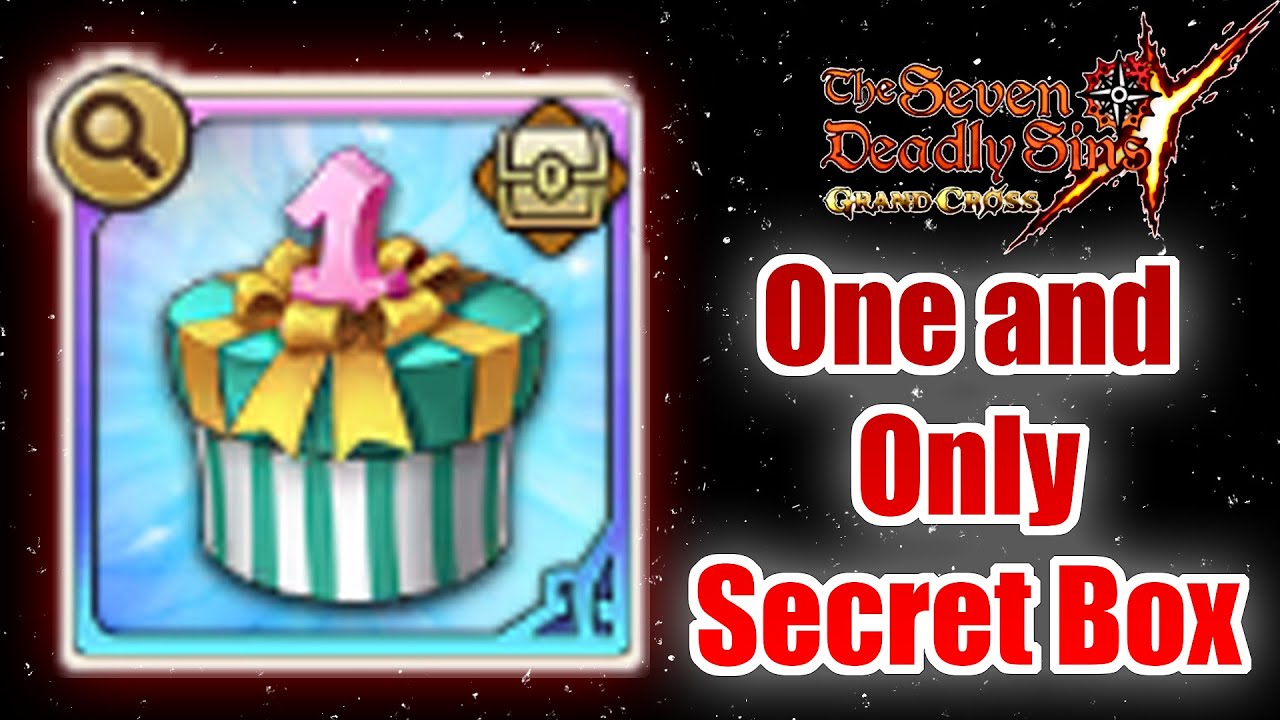 One And Only Secret Box The Seven Deadly Sins Grand Cross