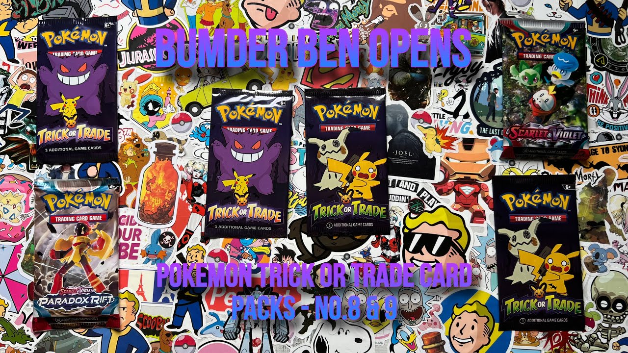 Opening 2 Pokemon Trick Or Trade Card Packs *No.8 & 9* YouTube
