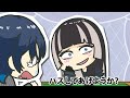 【手描き】らでんちゃんにボコボコに負ける青くゆ【火威青/儒烏風亭らでん/切り抜き/ホロライブ】