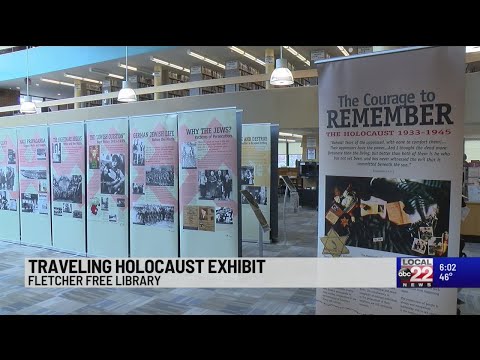 Fletcher Free Library unveils Holocaust exhibit