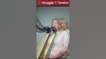 Harp Tip! How To Avoid Tension #harplearning #harplessons #harpteacher #onlineharplessons #harptips
