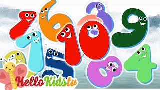 123 Numbers Song ➕ More ABC Phonic Song Learning Video and Nursery Rhyme @HelloKidsNurseryRhymes