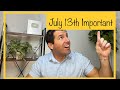 July 13th - Big & Important Day for the Low Income